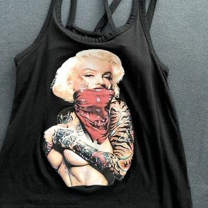 Unique sexy Marylin Monroe tank top